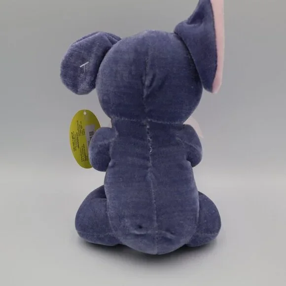 Kellytoy Elephant Holding a Flower Plush 8‎ Inch 2003 Vtg Plush Pink Purple - Picture 4 of 6